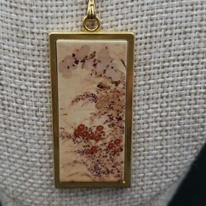 Flowers of Autumn Pendant Necklace
